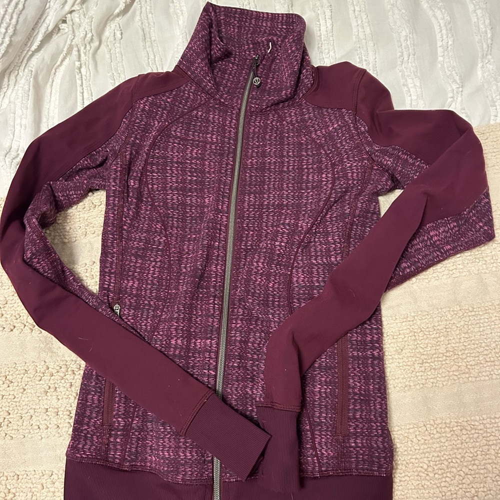lululemon athletica Maroon Long Sleeve Top